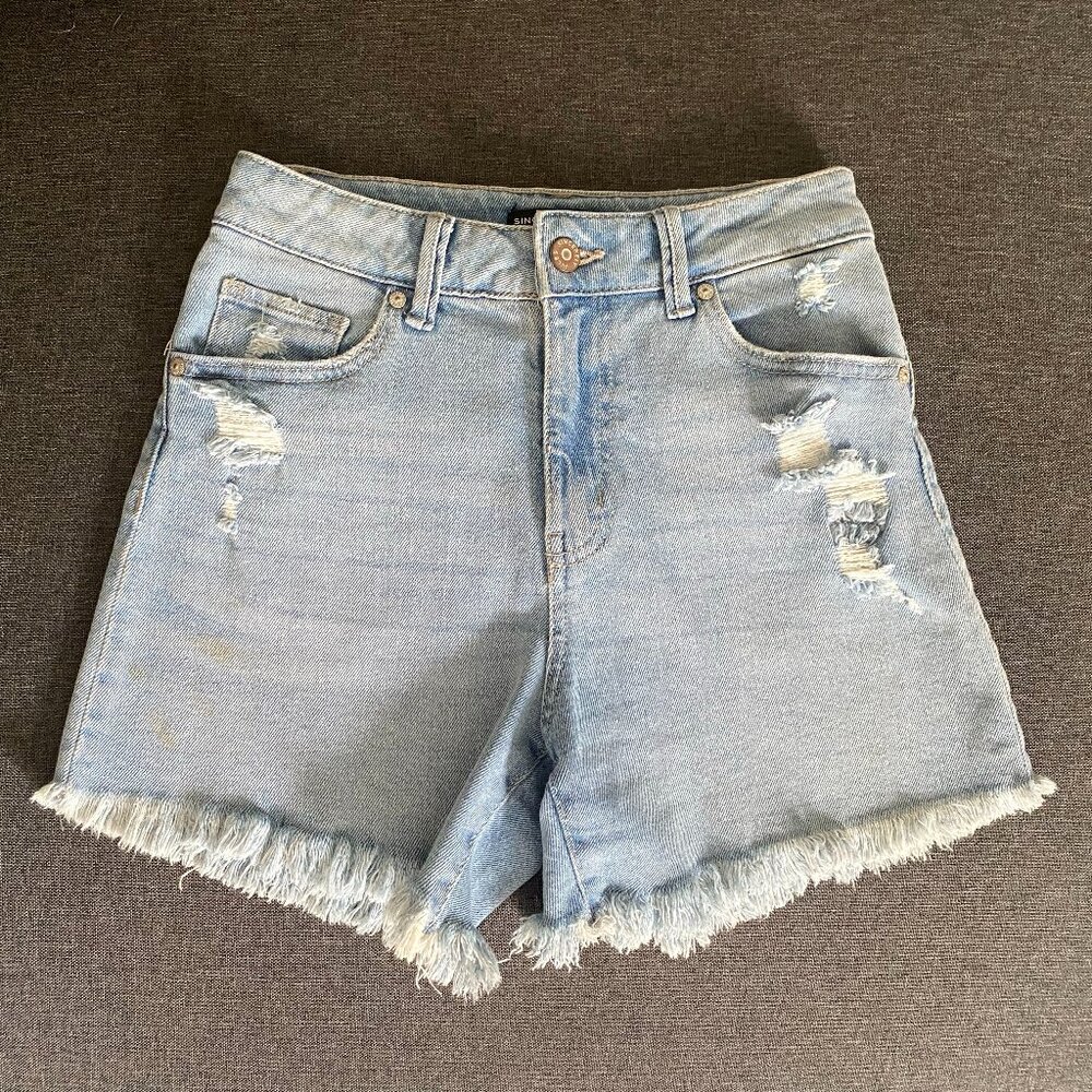 Sincerely Jules Denim Shorts - Icy Blue